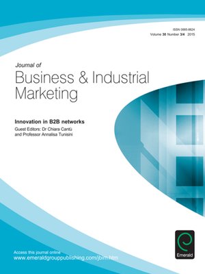cover image of Journal of Business & Industrial Marketing, Volume 30, Issue 3 & 4